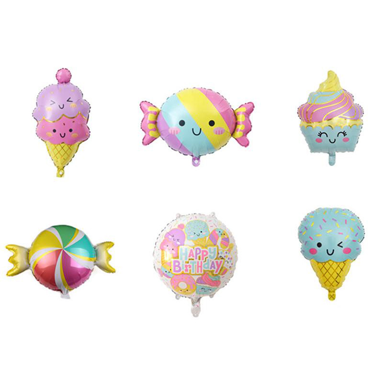 Large Ice Cream and Cone Foil Balloons supplier